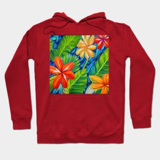 Tropical Flowers Two Hoodie